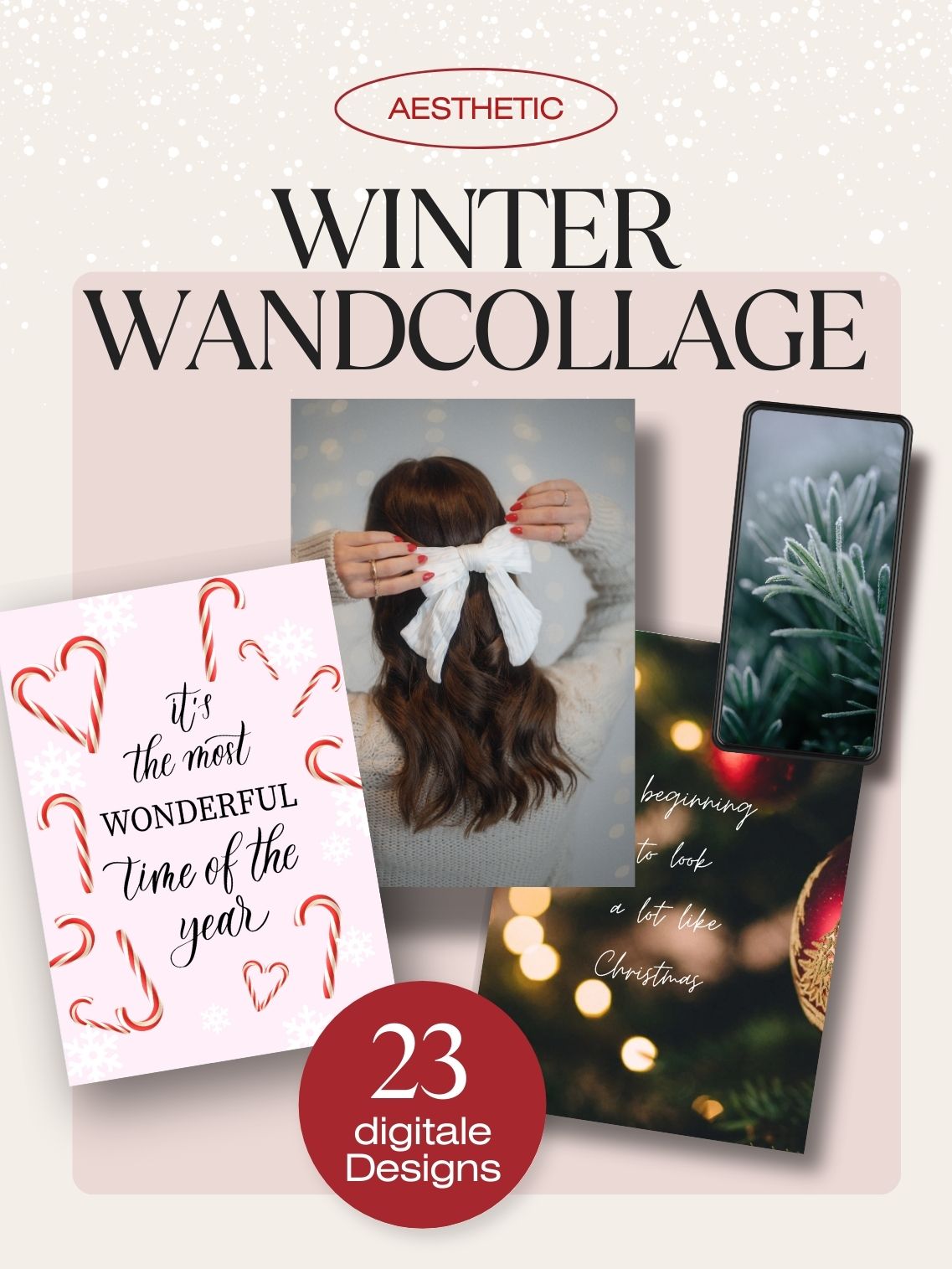 Winter Wandcollage - digitales Produkt!