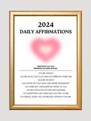 Daily Affirmation Collage - digitales Produkt!
