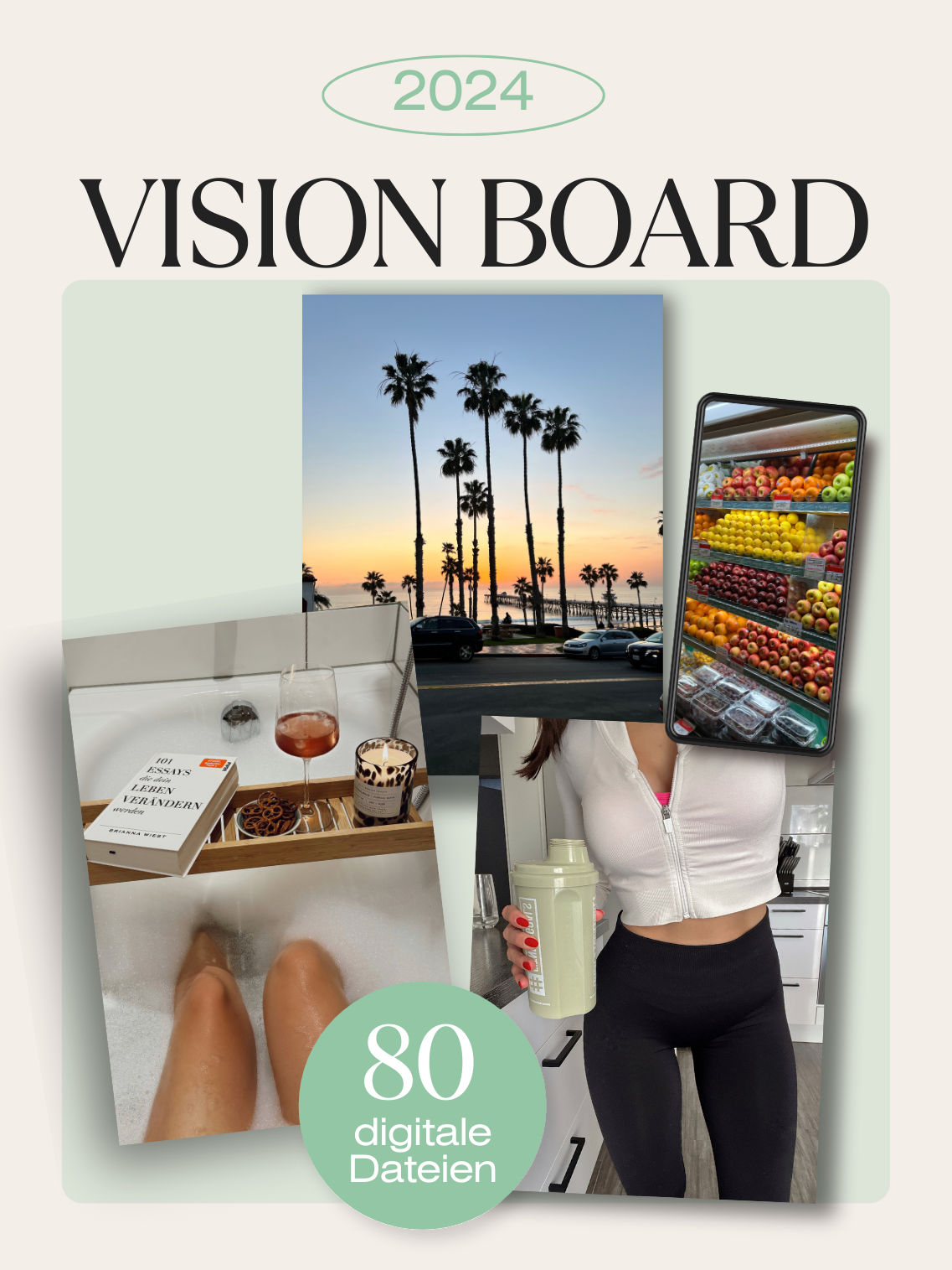 Vision Board Collage - digitales Produkt!