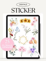 Stickerset "Flower" - Digital